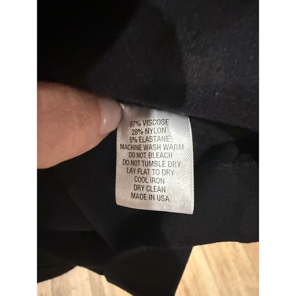 Pearl by Lela Rose Fit & Flare Dress – Black, Size 6 (Made in USA) - Picture 4 of 5